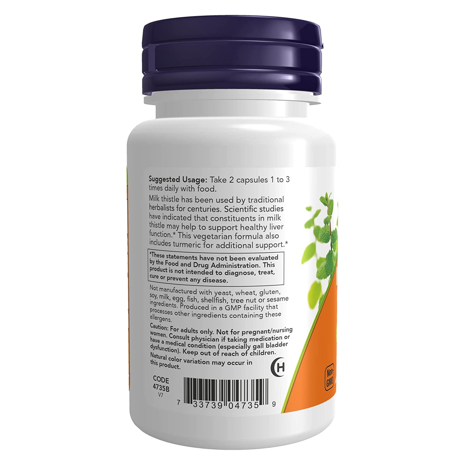 NOW FOODS Milk Thistle Extract 150 mg Silymarin 120 mg 60 Veg Capsules