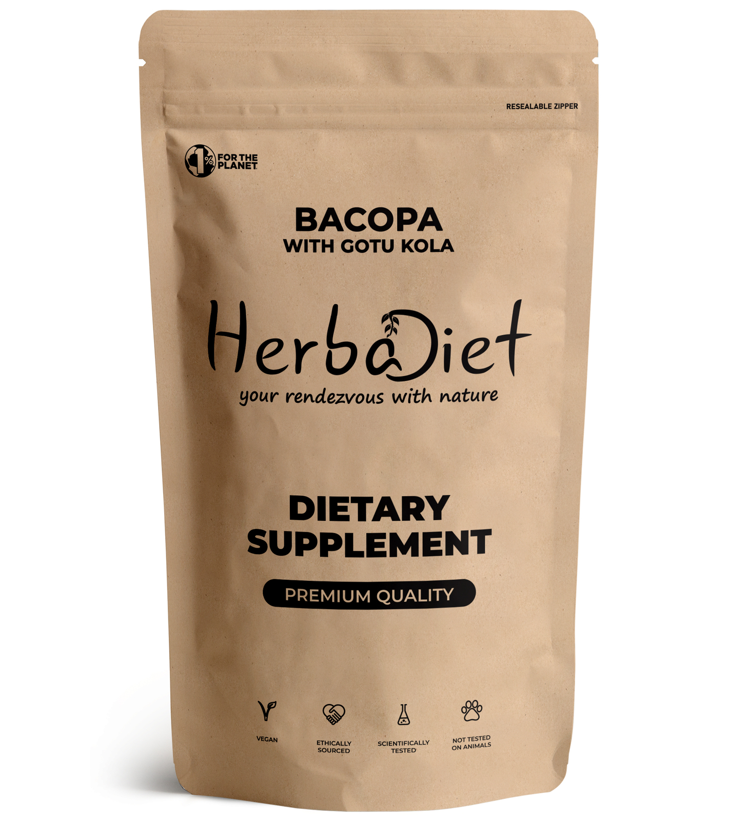 Cognitive Memory Brain Boost Enhance Support Nootropic Bacopa Gotu Kola Powder