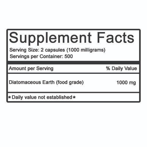 1000 Diatomaceous Earth Capsules Bulk – Best Wholesale Price, Buy More and Save!