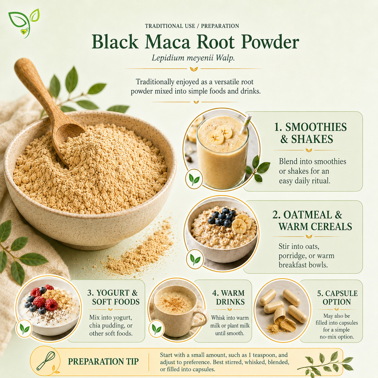 Black Maca Root Powder Pure Fine Lepidium Meyenii Bulk 1oz-32 oz Premium Milled