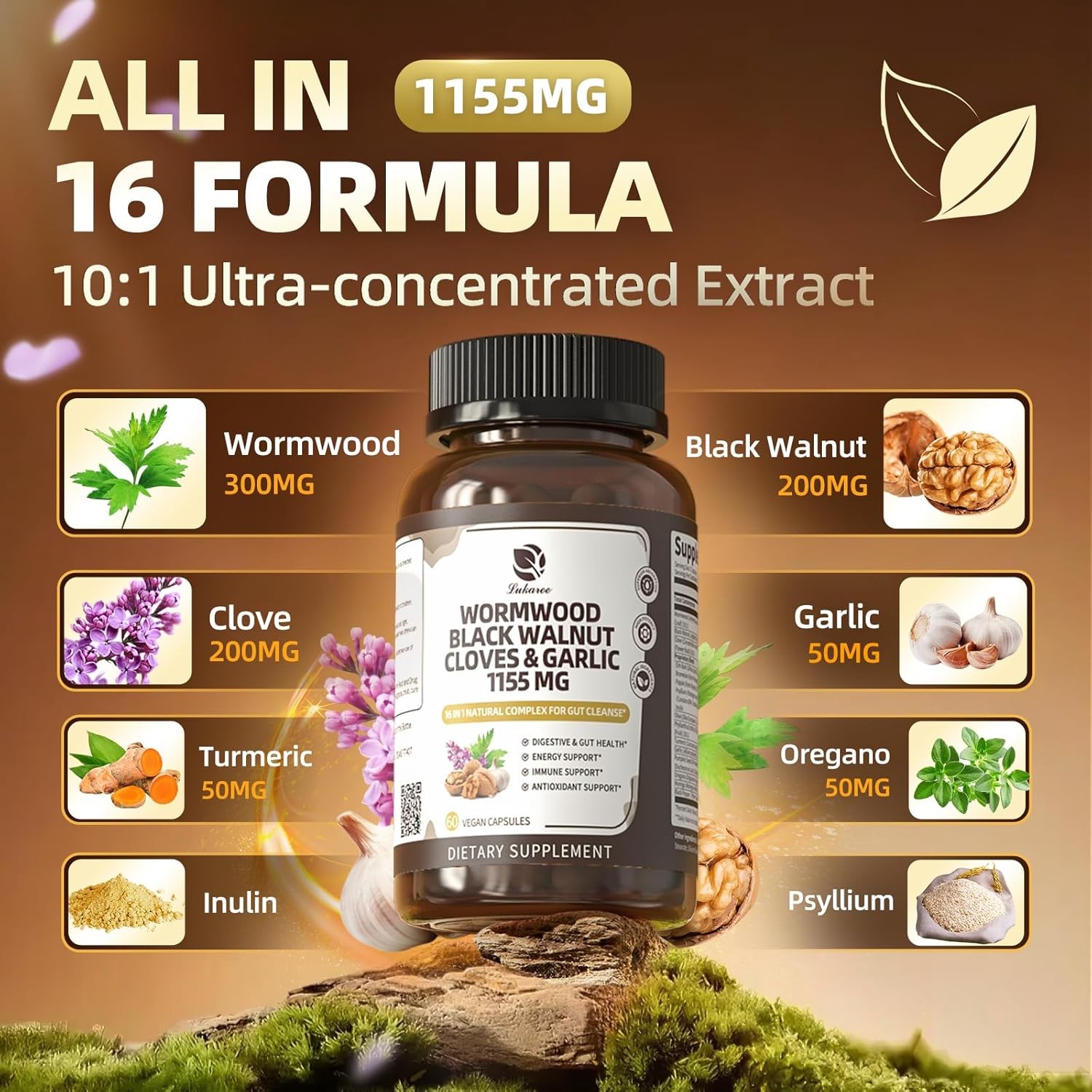 Parasite Cleanse DETOX Liver Colon Yeast Killer Pills All Natural detox candida