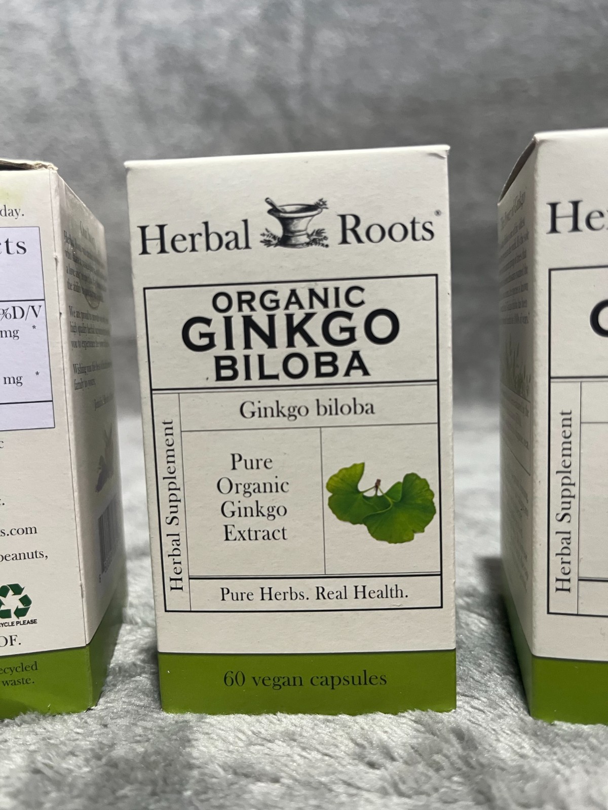 Herbal Roots Ginkgo Biloba Made with Pure Organic Ginkgo Leaf – 1,400mg