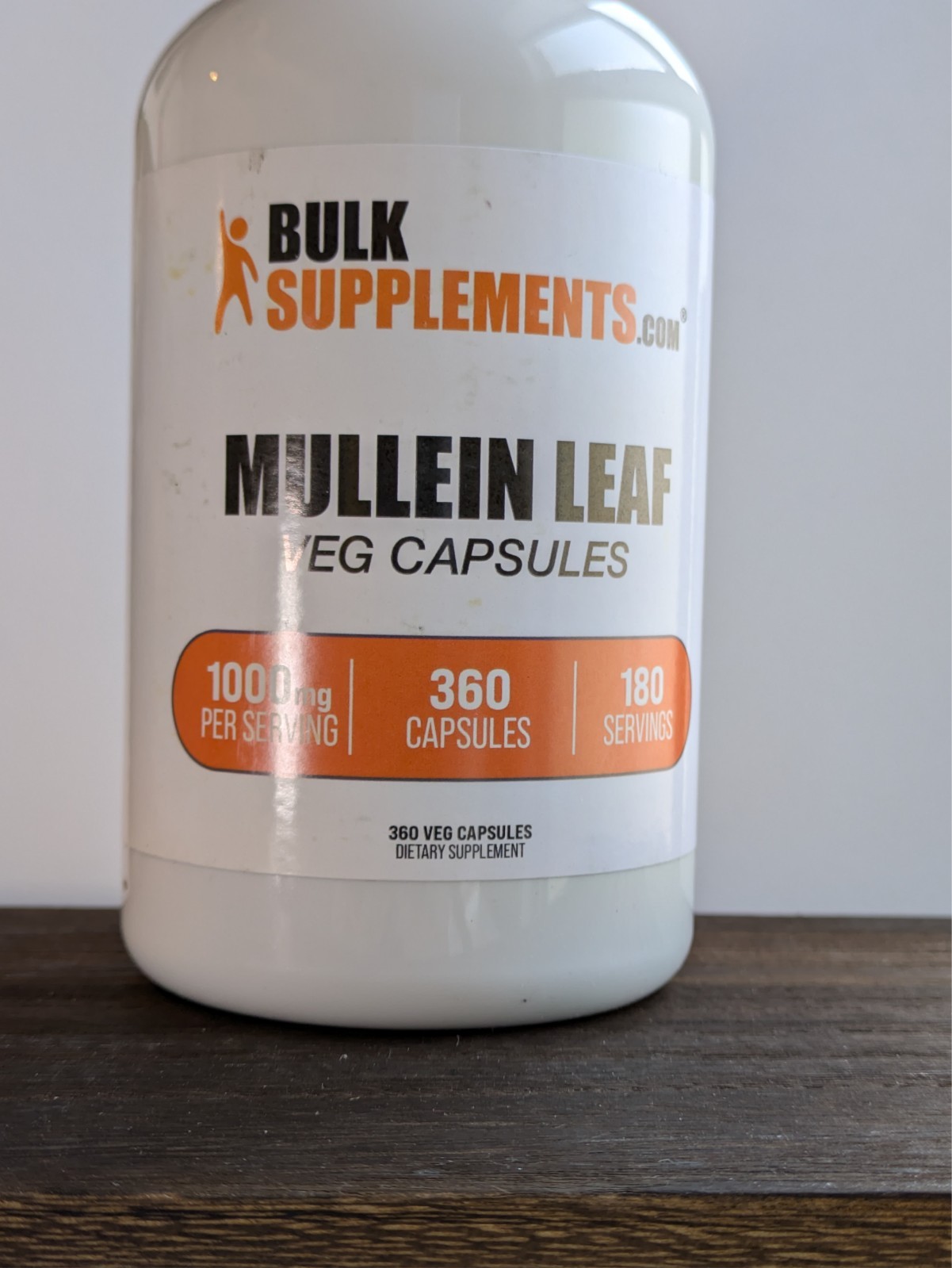 BulkSupplements.com Mullein Leaf Capsules – Verbascum Thapsus exp 05/28
