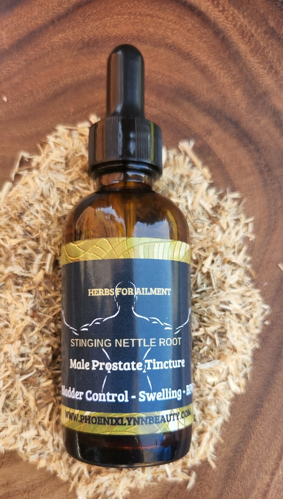 Male Prostate Health Liquid Tincture-DHT Blocker- Bladder Control-BPH 2 oz.