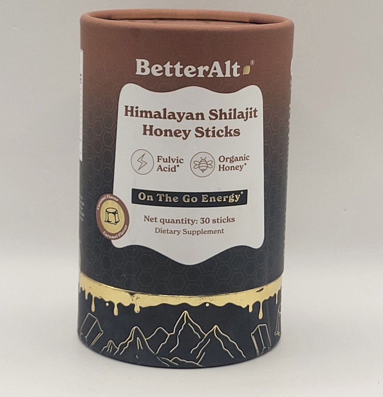 Better Alt Pure Himalayan Shilajit CINNAMON Honey STICKS – 30 Sticks BetterAlt