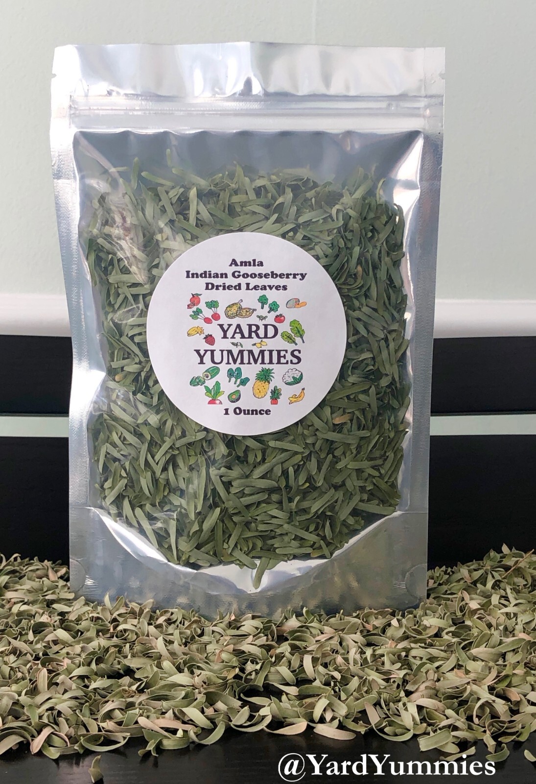 1oz Dried Amla Leaves – Indian Gooseberry Loose Tea Amalaki Nelli Usiri Tea USA