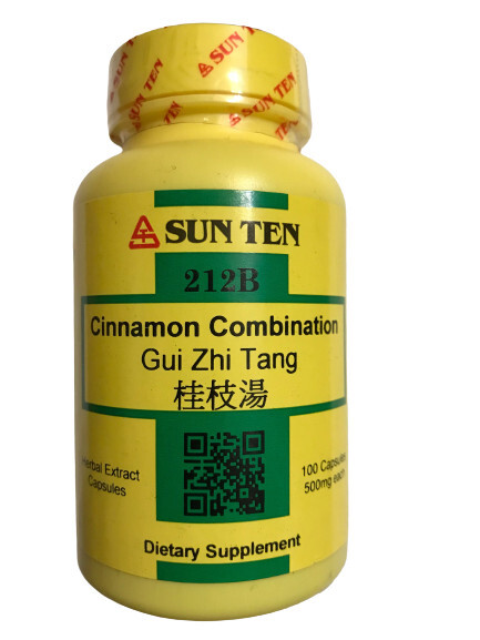 Sun Ten – Cinnamon Combination Capsules / Gui Zhi Tang / 桂枝湯, 212B