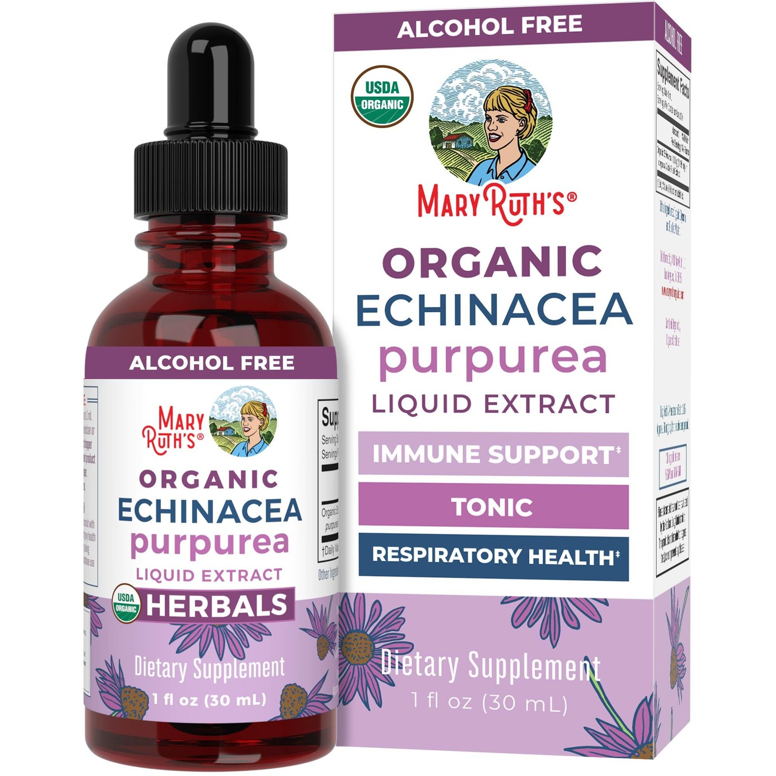 Organics Echinacea Purpurea Liquid | Sugar Free | USDA Organic | Echinacea Li…
