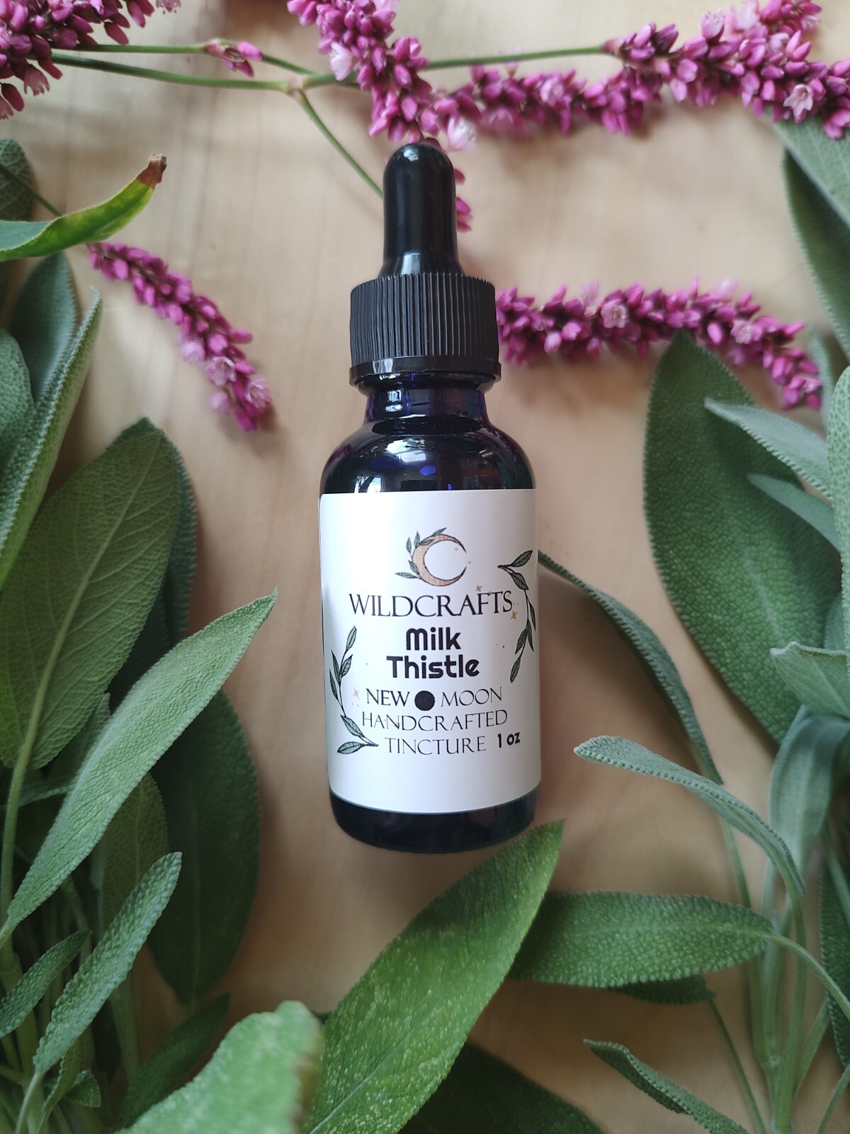 Milk Thistle Organic Tincture Handcrafted on a New Moon Aged 1 Year