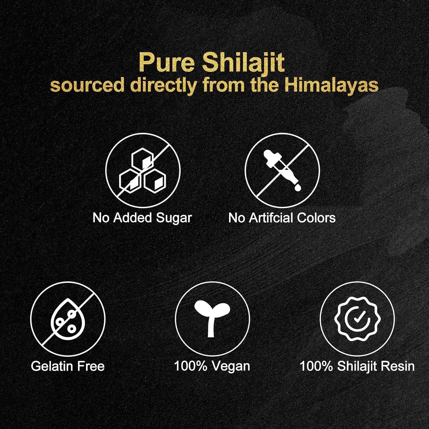 Shilajit Gummie, Himalayan Natural Shilajit Gummies, No Added Sugar with Ashwaga