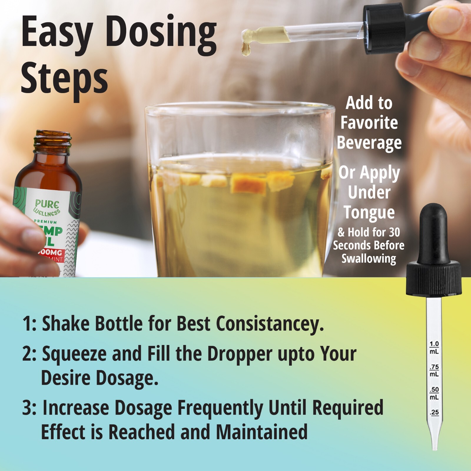 Strong Hemp Oil (5-Pack) Made In USA | Sleep, Pain, Relax, Wellness, Works Fast