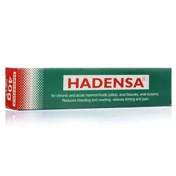 Hadensa Ointment Cream 40g Relief Piles Pain Itching Swelling & Stop Hemorrhoids