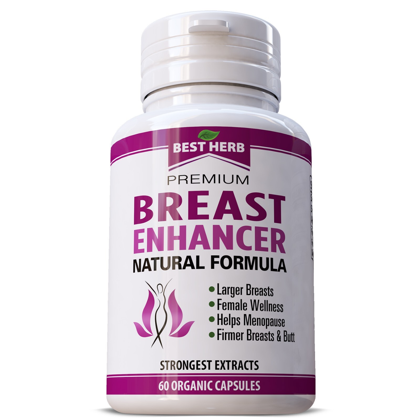 Female Breast Bust Butt Growth Firmer Enhancer 60 Caps Natural Supplement Pills