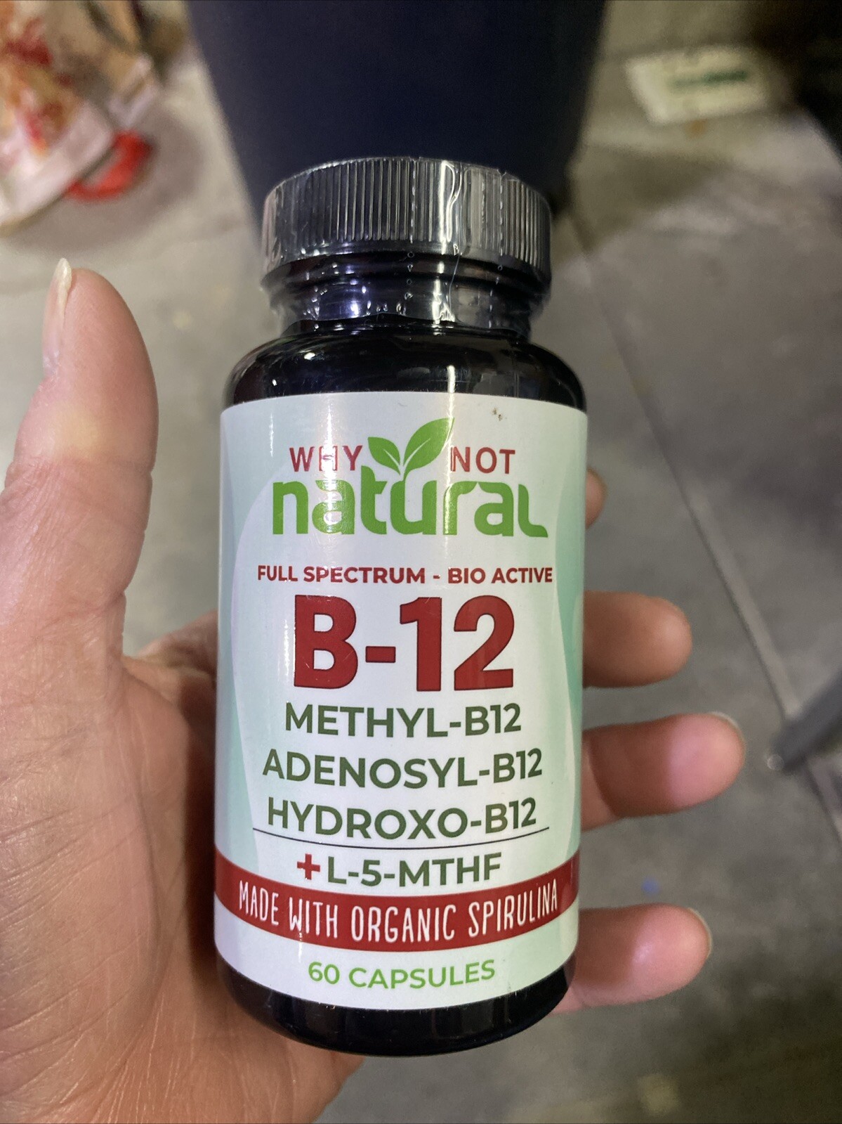Why Not Natural Full Spectrum – Bio Active B12 – Best By 02/2026