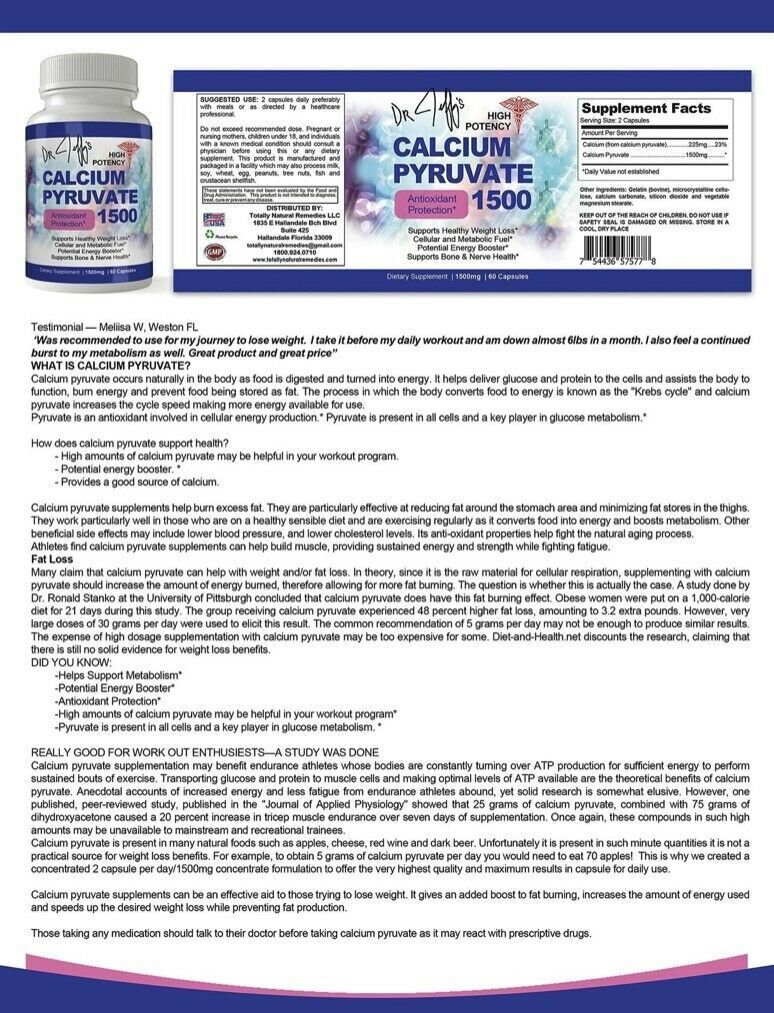 Mushroom Immune Support Brain Function and Calcium Pyruvate Weight Management