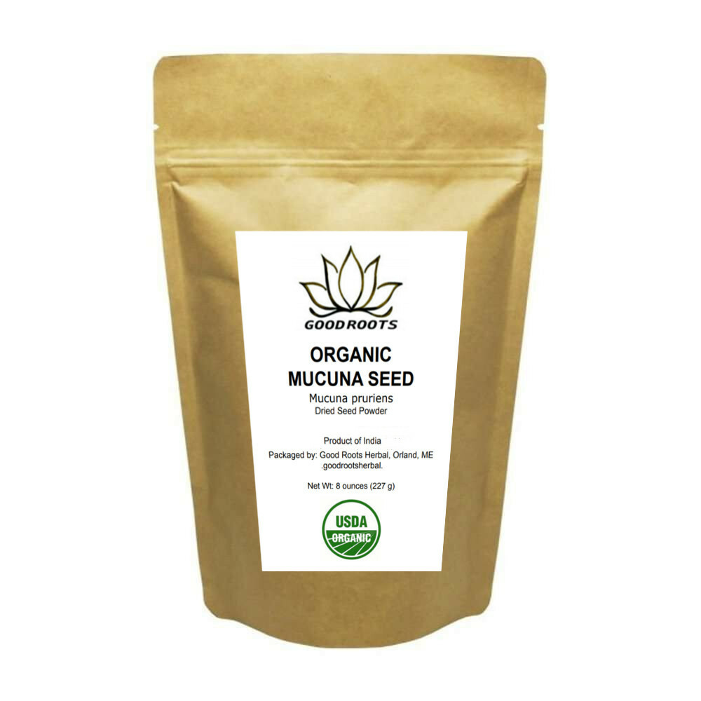 Mucuna Seed Powder Organic – Mucuna pruriens 8 oz