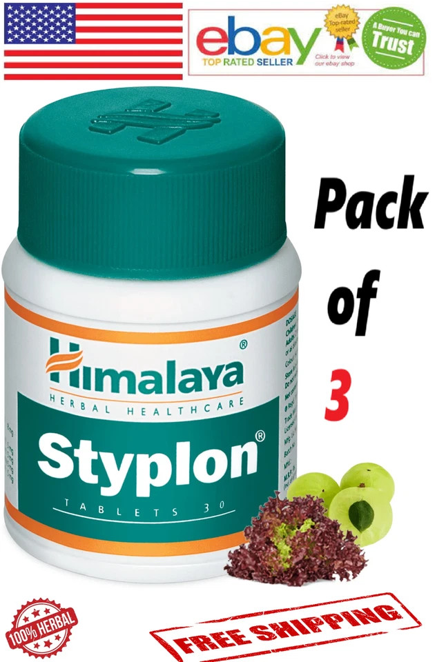 STYPLON Himalaya Ayurvedic With Long Expiry 30 Tablets Each – Pack of 3