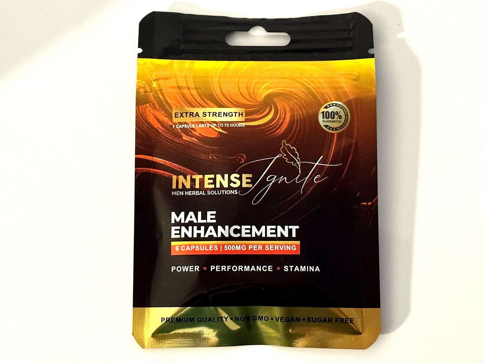 Intense’Ignite Fast Acting Male Performance Herbal Supplement -12 Pills