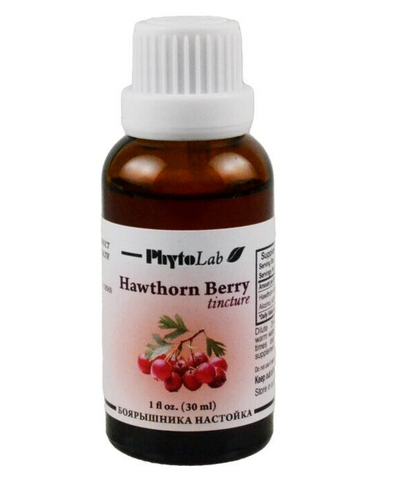 Hawthorn Berry Tincture Dietary Supplement (Боярышник настойка) Boyarishnik 30ml