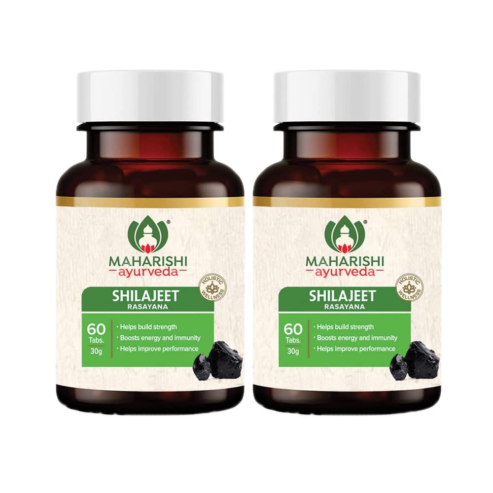 Maharishi Ayurveda Shilajeet Rasayana 500 MG 60 Tablets (Pack of 2)