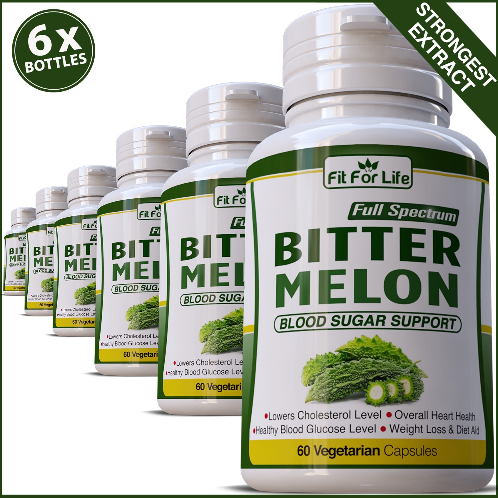 360 X BITTER MELON PILLS SUGAR SUPPORT GLUCOSE LEVELS CAPSULES LOWER CHOLESTEROL