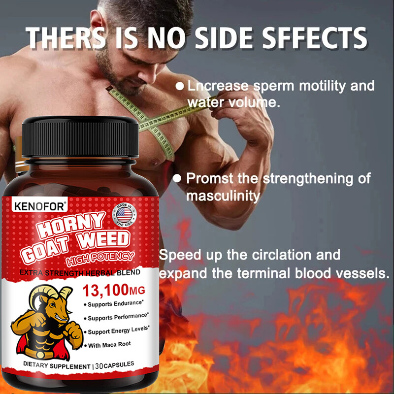 Horny Goat Weed Extract Capsules – Support Energy Levels,Endurance,Performance