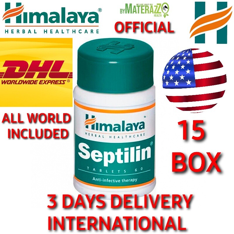 Septilin Himalaya Exp9.2025 USA OFFICIAL 15box 900 tablet Care allergic disease