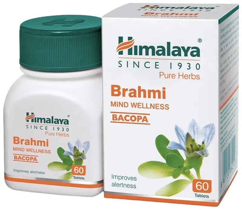 Himalaya Brahmi Mind Wellness Tablet Mind & Body 60 Tablets