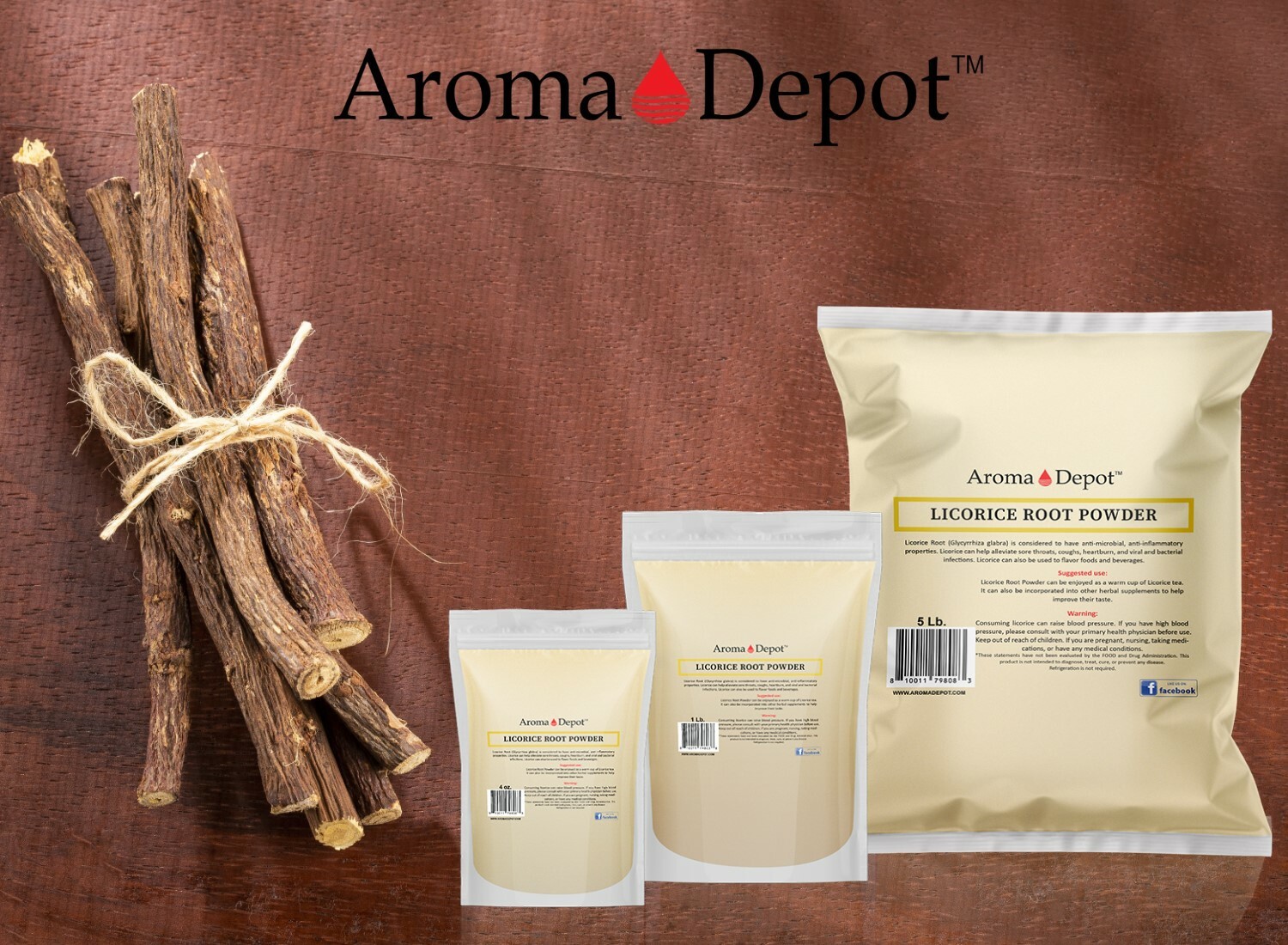 1lb Licorice Root Powder Raw Glycyrrhiza glabra 100% Premium Mulethi (Liquorice)