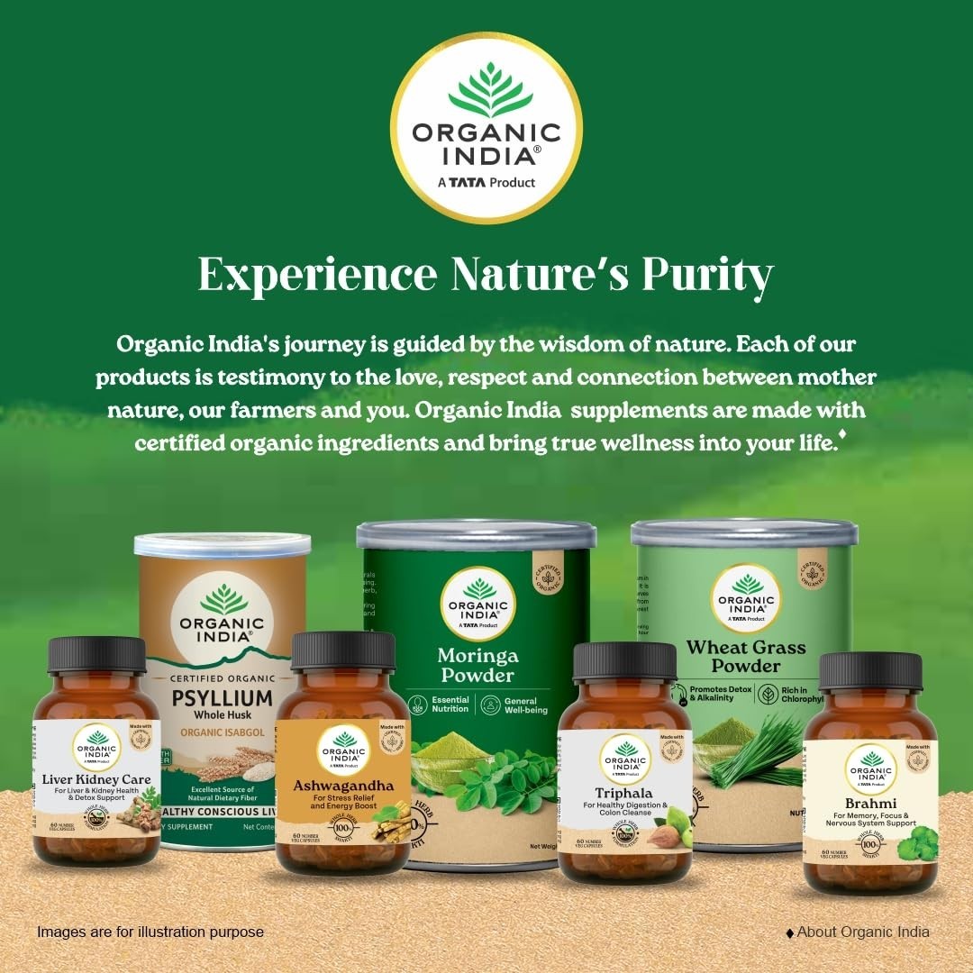 A TATA Product Organic India Immunity Formula 60 Veg Capsules For Immunity Boost