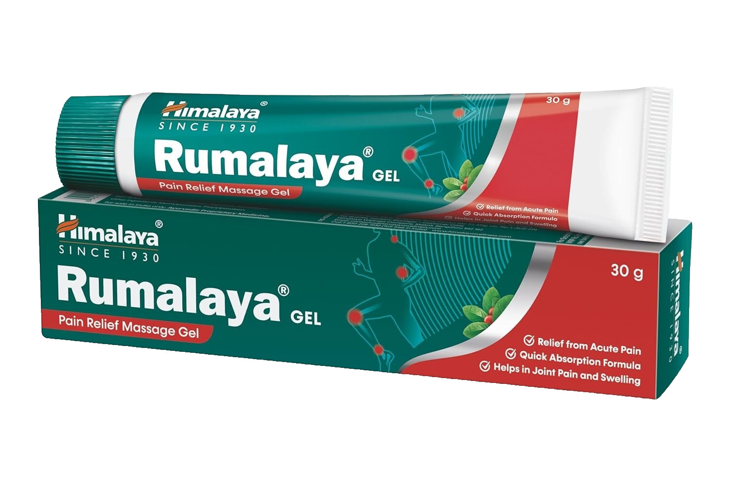 6 X Himalaya Herbal Rumalaya Gel 30g Pain Relief Joint Body muscle pain