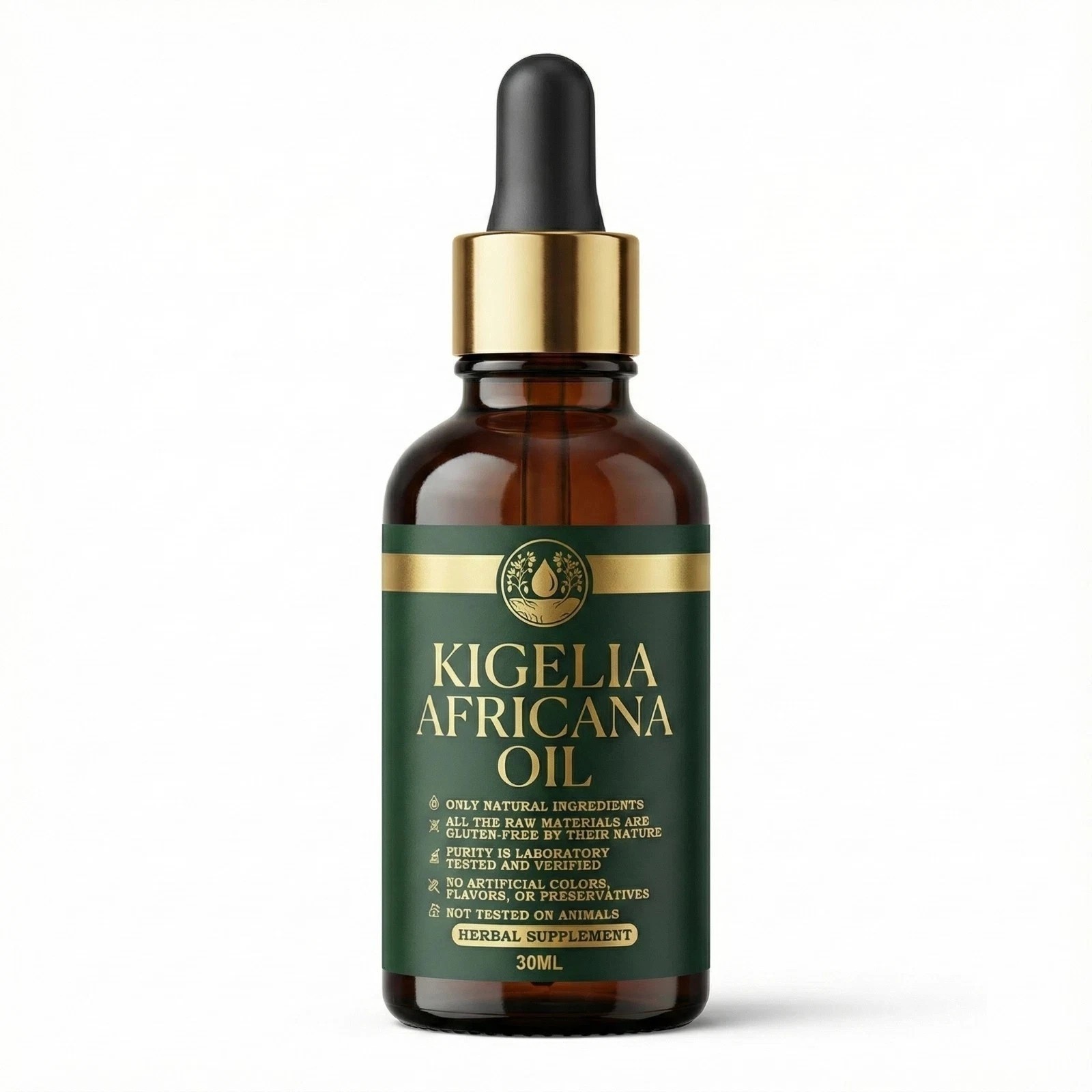 (1 pack) Kigelia Africana Oil Premium Natural &Herbal for Skin & Body Care 30ml