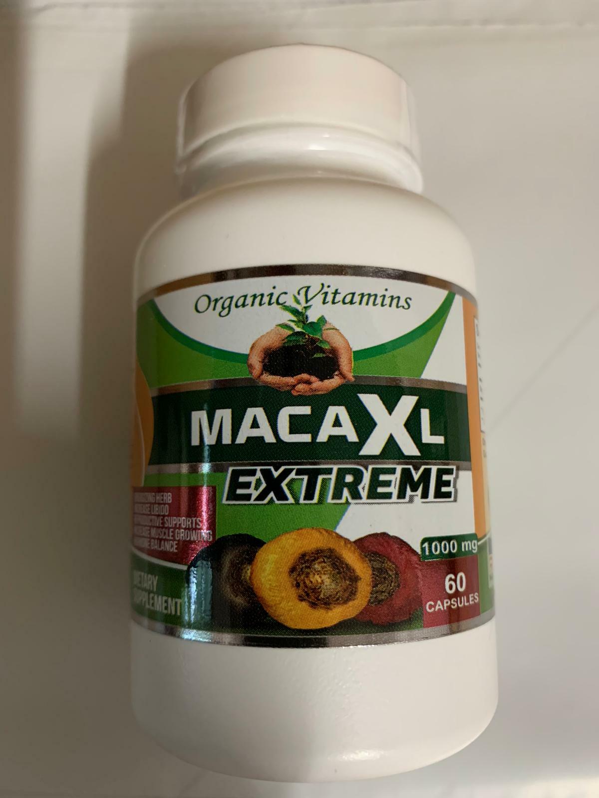 Organically Grown Maca Root Energy Libido memory supplement unisex 120