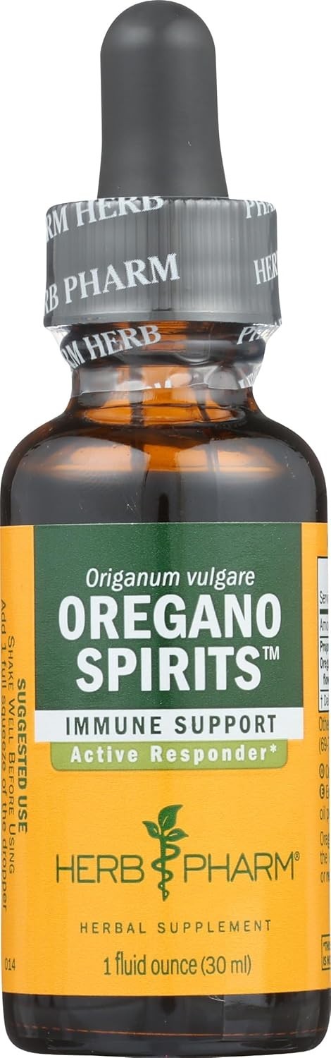 Herb Pharm Oregano Spirits 1 fl oz 29 6 ml 1 fl oz 30 ml Free Shipping