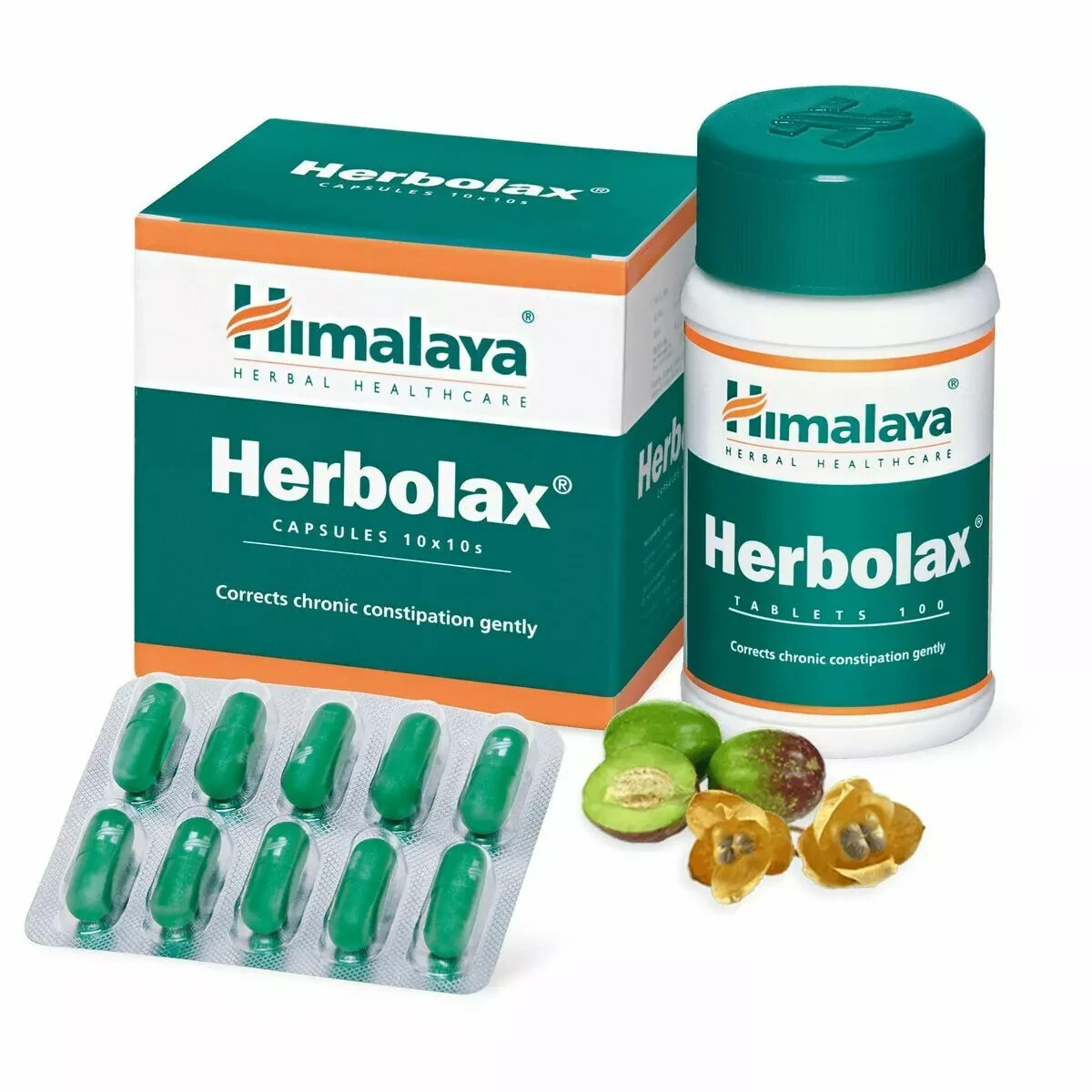 Himalaya Herbolax Tablet – 100 Tablets Free shipping