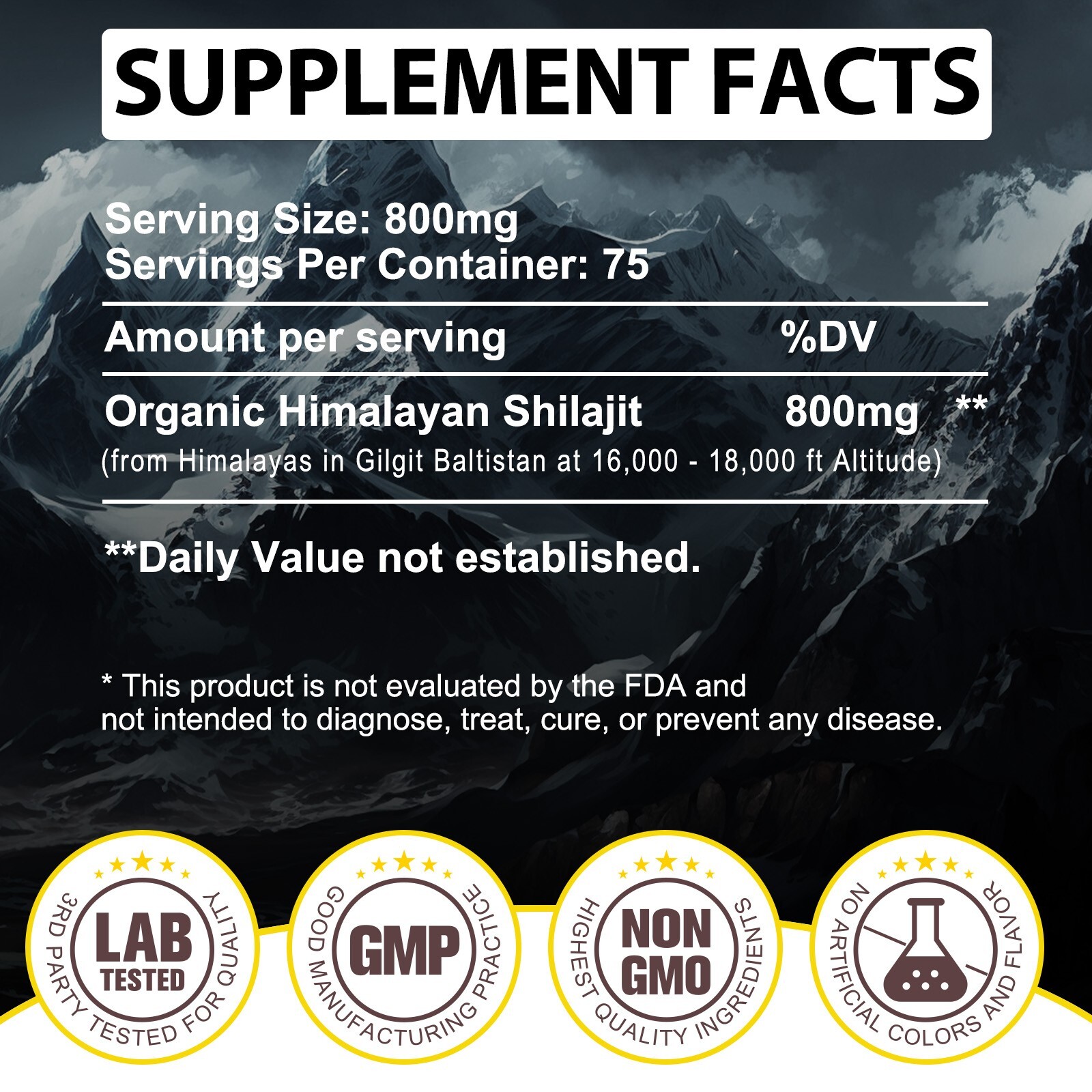 Pure Himalayan Shilajit Soft Resin Fulvic Acid Rich Organic Mineral Extract