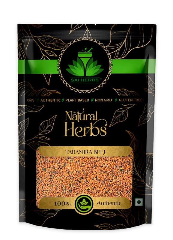 SAI HERBS Taramira Beej – Taramira Seeds – Arugula Seeds – Pure & Natural