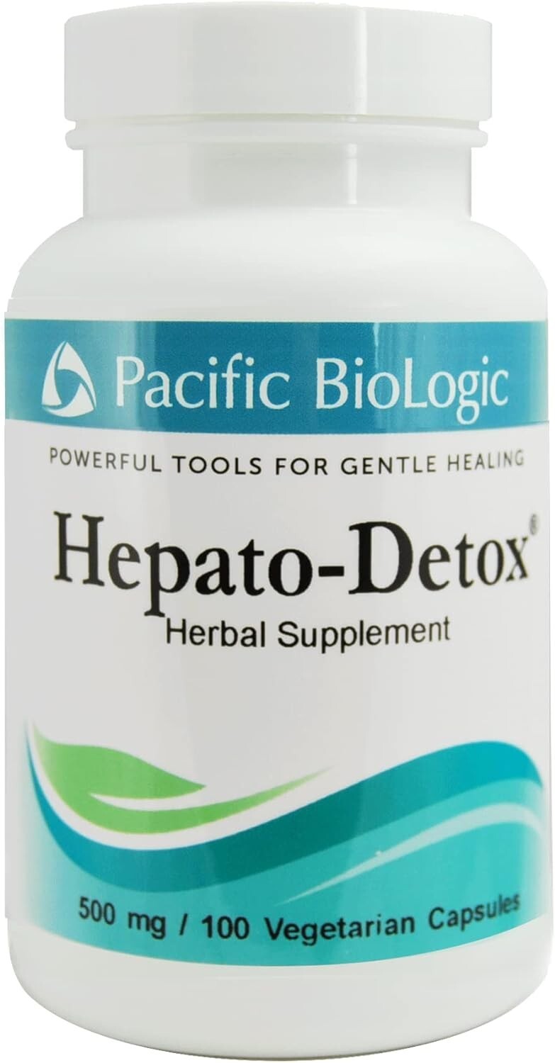 Pacific BioLogic Hepato-Liver Detox- 500 mg – Plant Based – 100 Vege Capules