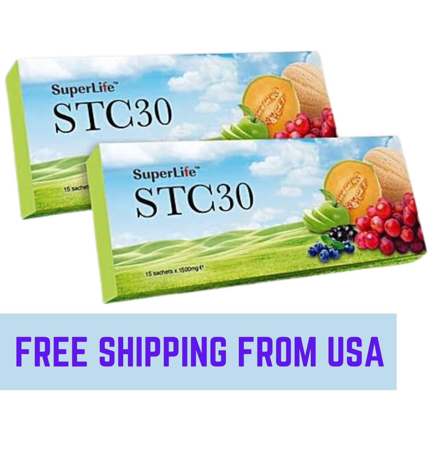 1 Box (15 Sachets) Superlife STC30 Supplement Stemcell Activator SHIP FROM USA