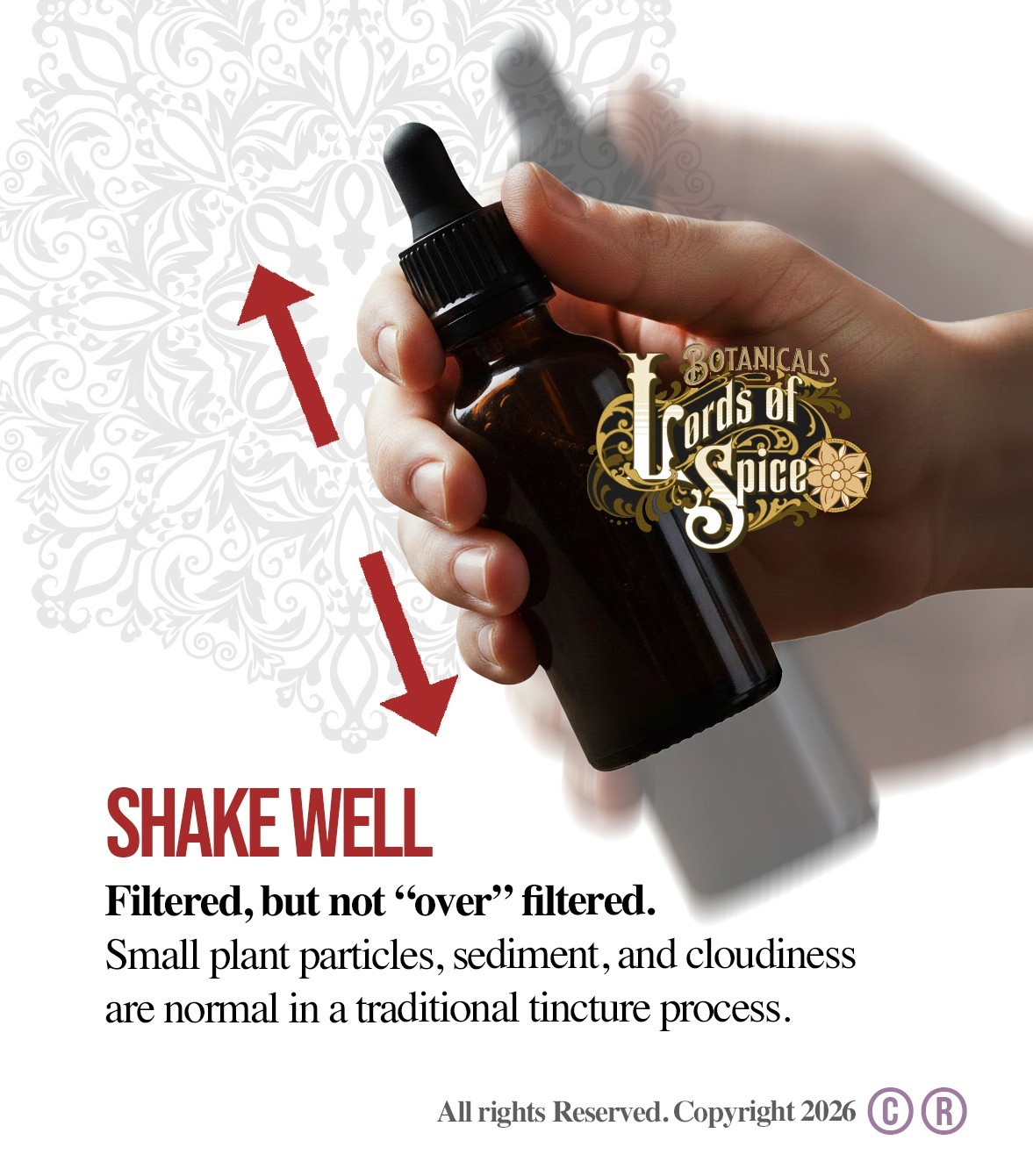 Ayurveda Synergy Tincture 1:3 Potency – Ashwagandha, Holy Basil & Turmeric USA