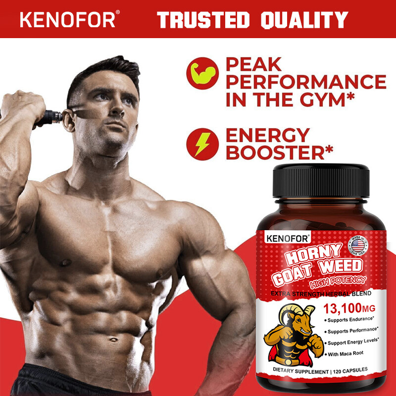 Horny Goat Weed Extract Capsules – Support Energy Levels,Endurance,Performance