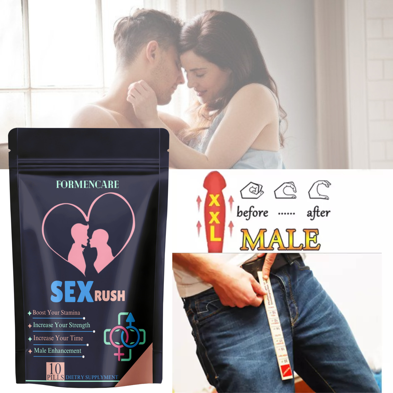 Herbal Sex Capsules for Sex Power Stay Hard Last Longer Delay Premature longs