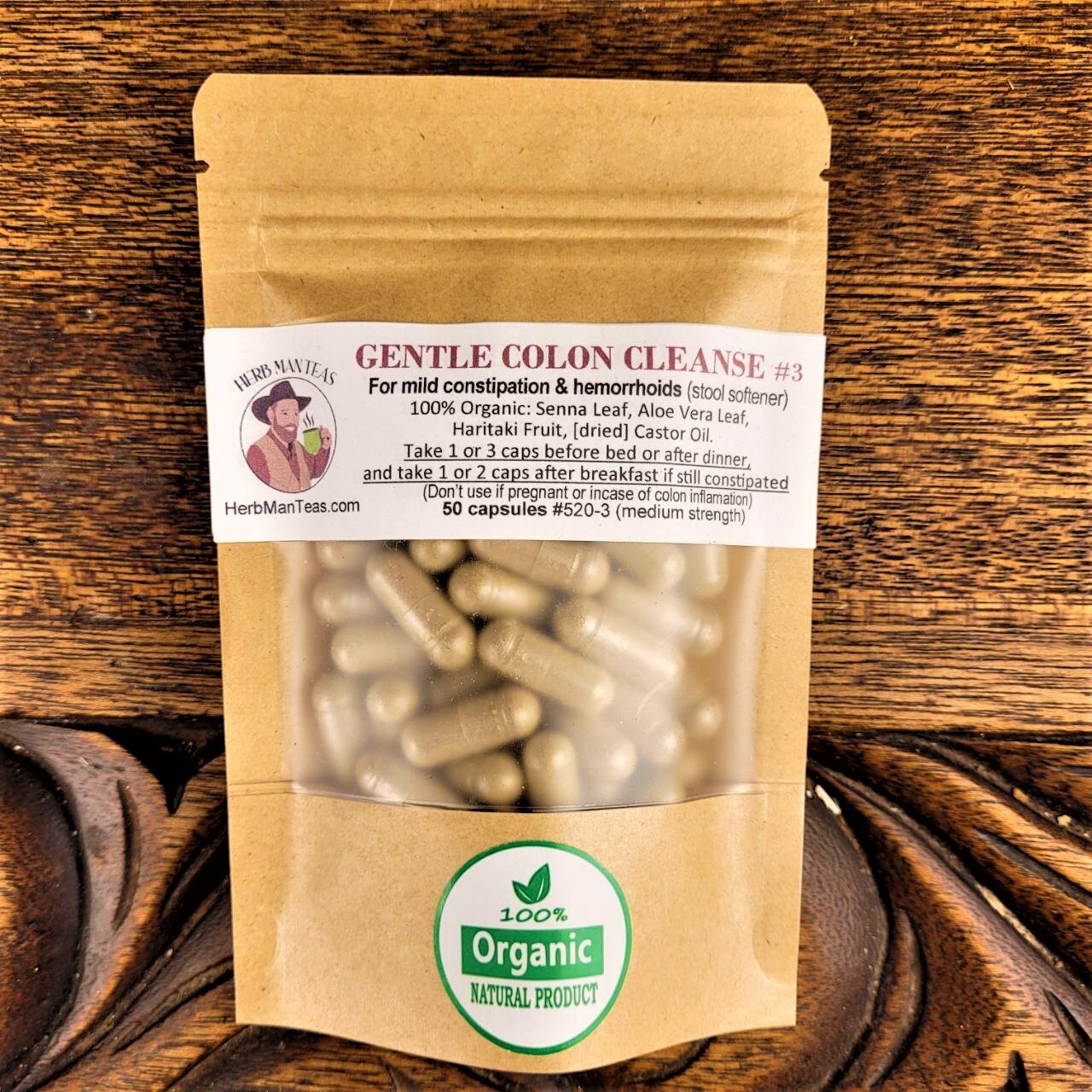 Gentle COLON CLEANSE for sluggish bowels with mild constipation