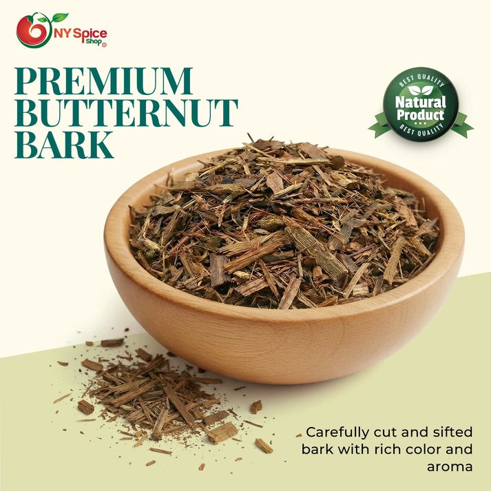 Wholesale!! Butternut Bark – Cut & Sifted – Juglans cinerea – NY Herb