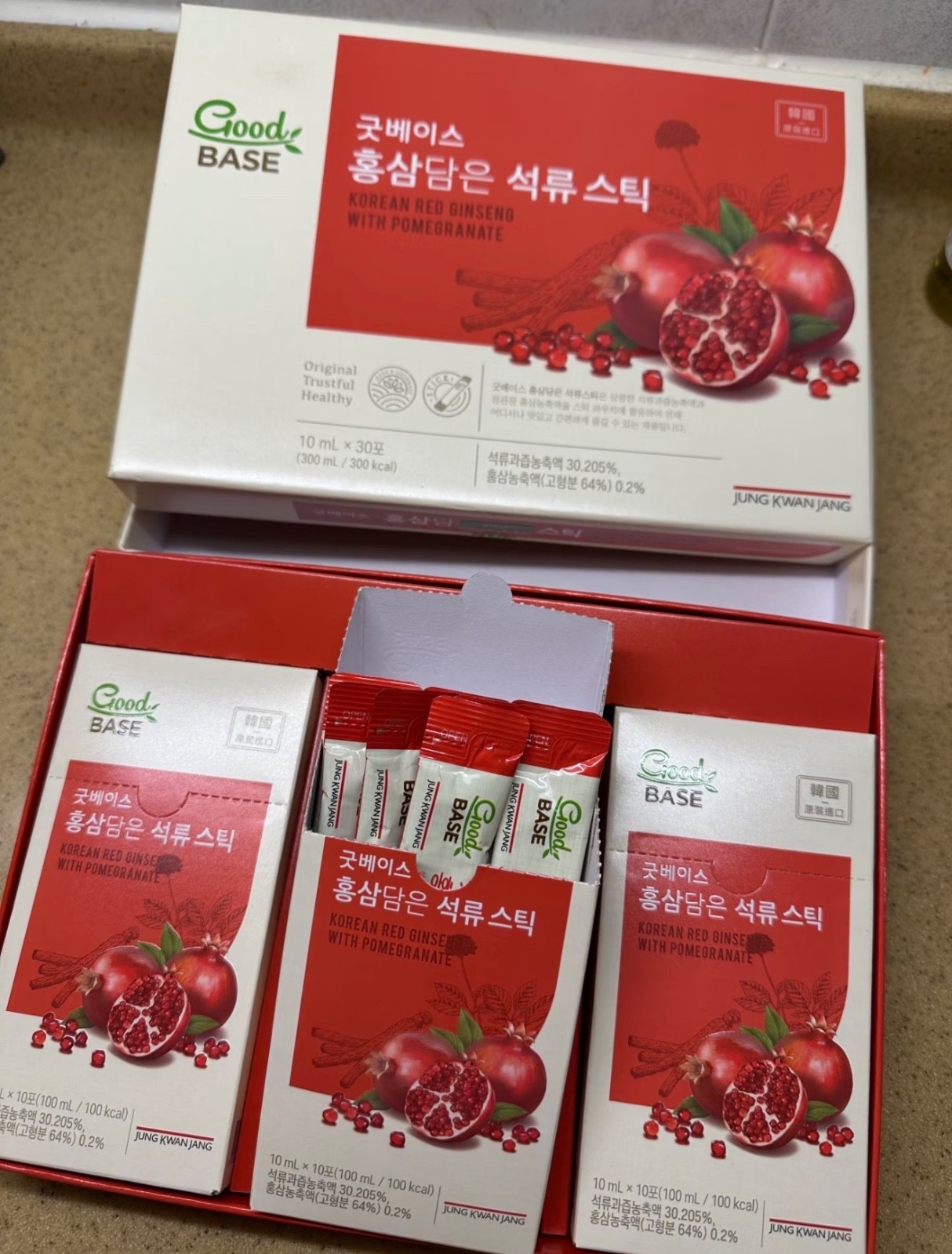 JUNG KWAN JANG Korean Red Ginseng With Pomegranate 30 bags