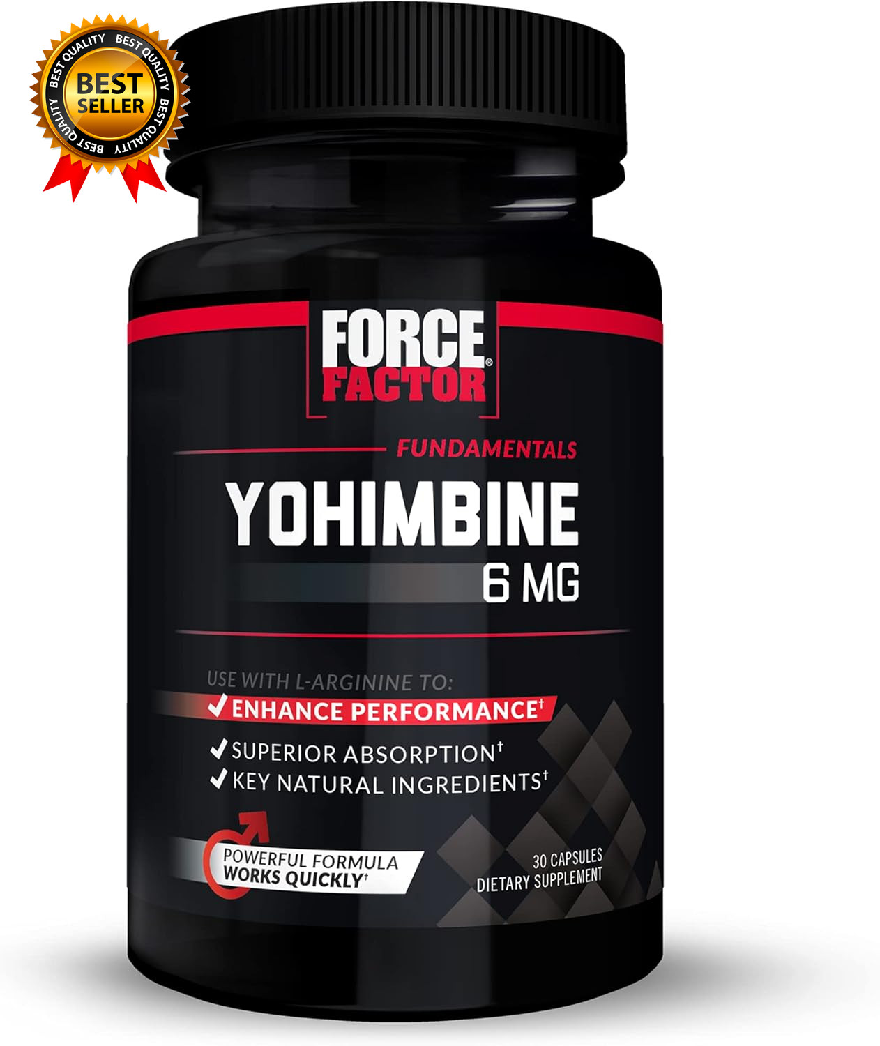 Yohimbine Supplement for Men Yohimbe Bark Extract with Superior Absorption