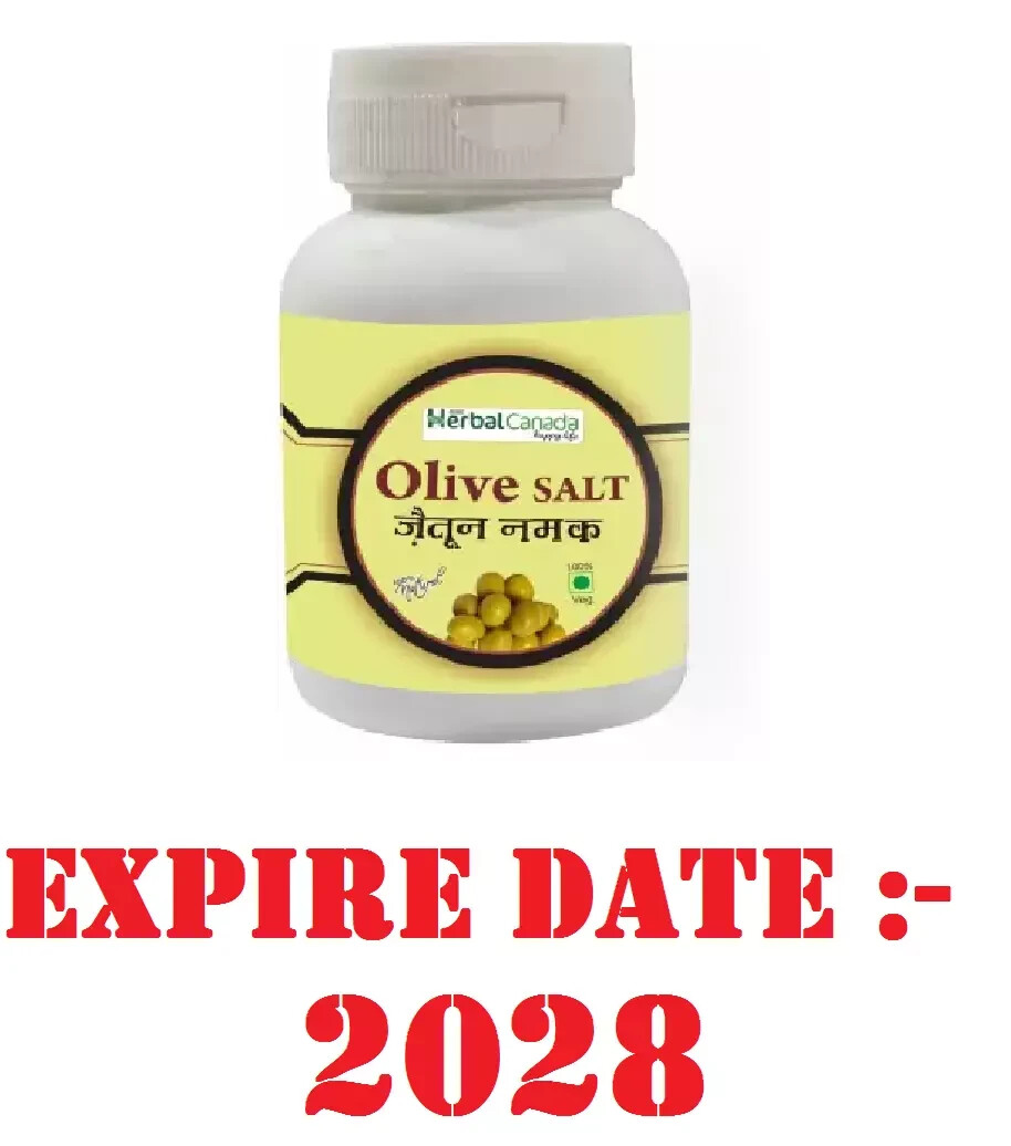 Herbal Canada Olive Salt (Jaitun Ka Namak Zaitoon)Organic 100% Natural Herbs 60g