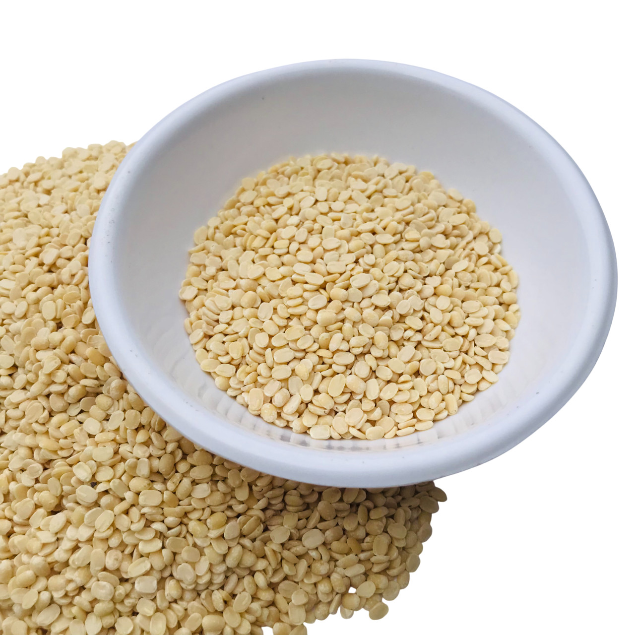 Organic White Split Lentils: Holy Land Legume Cereal Seed