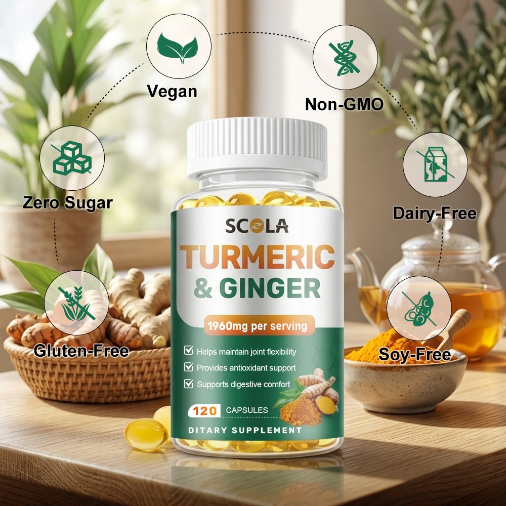 Turmeric Curcumin Highest Potency 95% 1960mg with BioPerine Black Pepper Extract