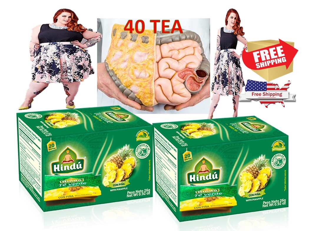 2 Pack Tea Pinalim green tea + pinaslim Tea green tea Pineapple Diet